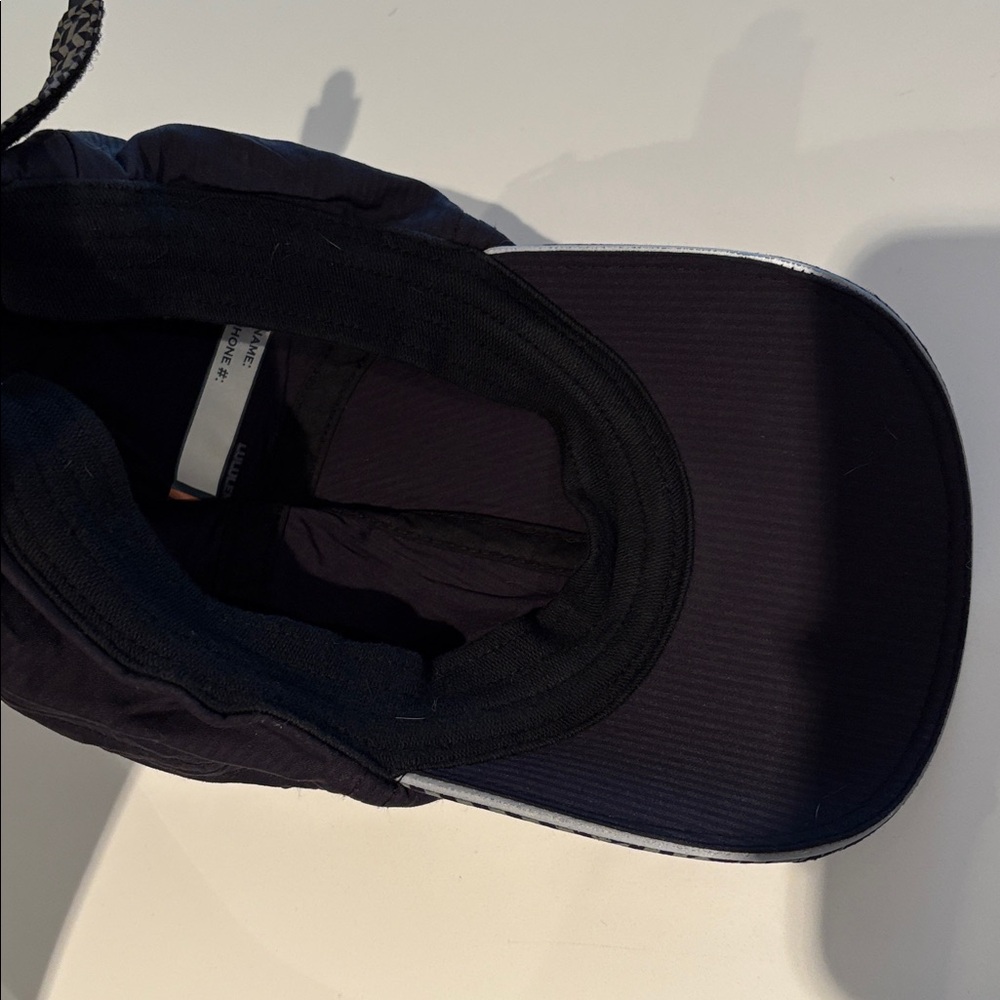Lululemon Black Running Baseball Hat with Pocket - Picture 3 of 5